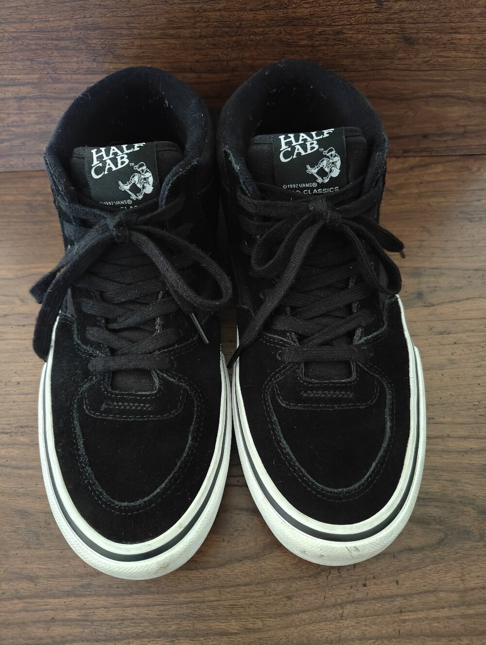 Vans Half Cab Pro Black Skate Shoes Sz 9.5